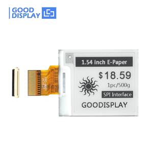1.54 인치 종이 전자 디스플레이 200x200 부분 새로 고침 디지털 가격표 화면, GDEY0154D67