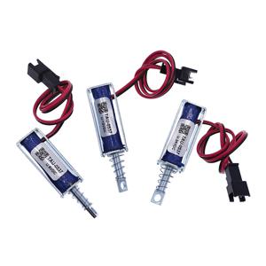 TAU-0537 전자기 잠금 장치 자기 잠금 장치 DC 6V/12V/24V 전기 잠금 장치 1.5A/2A/1A 잠금 선형 솔레노이드