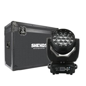 SHEHDS LED 빔 + 워시 19x15W RGBW 줌 조명 전문 무대 공연 바 파티 나이트 클럽 DJ & 디스코