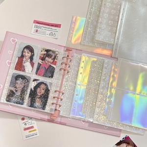 MINKYS A5 10 개/갑 A5 Kpop 포토 카드 바인더 슬리브 아이돌 포토 카드 홀더 포토 카드 앨범 보관 가방