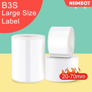 열전사 라벨 프린터 가격표 포장용 대형 라벨, 다채로운 흰색 스티커 용지, Niimbot B3S
