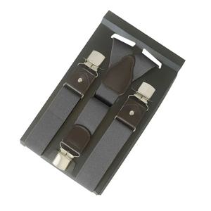 3.5cm 너비 PU 가죽 멜빵 남자 3 꾸준한 클립 남성 120cm Suspensorios 조절 벨트 스트랩 빈티지 남성 액세서리