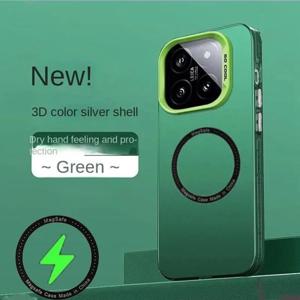 Magsafe 무선 충전용 Xiaomi 14 15 13T 14T Pro Poco X6 F6 M6 F7 X7 Pro 15 울트라 충격 방지 커버용 무광택 케이스