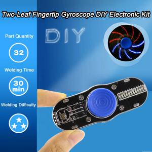 DIY 전자 키트 두 잎 손가락 끝 자이로 스코프 51 마이크로 컨트롤러 회로 기판 용접 연습 DIY 전자 부품