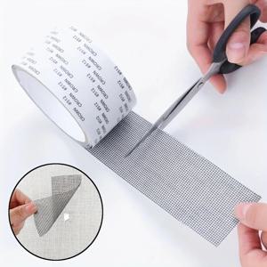 자기 접착 창 화면 모기장 수리 테이프 창 화면 메쉬 스티커 모기 방지 창문 수리 보조금 테이프