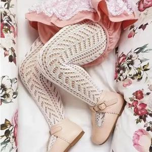 여름 아기 소녀 스타킹 어린이를위한 메쉬 스타킹 Fishnet 의류 유아 스페인 스타일 얇은 바닥 팬티 스타킹