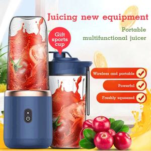 휴대용 과일 주스 블렌더 여름 개인 전기 미니 병 홈 USB 6 블레이드 Juicer 컵 기계 주방