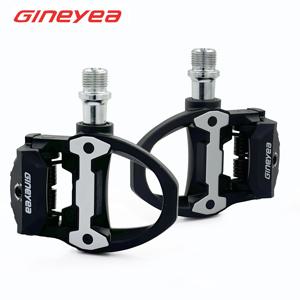 Gineya 로드 바이크 클립 페달, 클립리스 로드 MTB 사이클링 페달, 클릿 포함, SPD-SL 호환