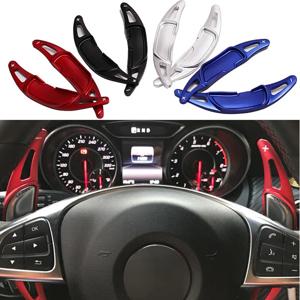 메르세데스-벤츠 A 클래스 AMG A35 A45 C63 C43 SL63 CLA45 G63 GLS63 E63 CLS53 GLC43 2019 2020 자동차 스티어링 휠 DSG 용 패들 시프트
