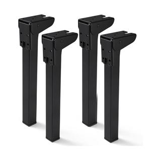 1Pcs 금속 90 °   접이식 지원 다리 침대 다리 커피 테이블 다리 소파 다리 보이지 않는 침대 다리 피트 홈 테이블 다리 액세서리