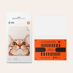 Xiaomi 오리지널 포켓 프린터 용지 Xiaomi 3 인치 미니 포켓 포토 프린터 전용 Pape 용 ZINK 자체 접착 사진 인쇄 시트