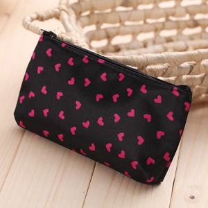 1Pcs 18.5*11cm 핫 미니 하트 메이크업 가방 여성 휴대용 립스틱 화장품 보관 주머니 Ins Clear Ctue Small Make Up Bag