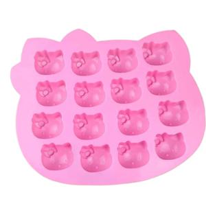 카와이 헬로 키티 실리콘 몰드 만화 DIY 초콜릿 쿠키 y 아이스 큐브 트레이 실리콘 메쉬 몰드