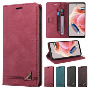 지갑 도난 방지 브러시 자기 플립 카드 스탠드 가죽 케이스 Xiaomi Redmi 14C 13C 12C 10C Note 14 Pro + 13 12 12S 11S 11 Pro