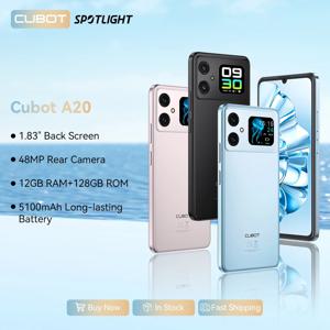 [월드 프리미어]Cubot A20 스마트폰 안드로이드 14 12GB(4GB+8GB 확장)+128GB 90Hz 6.745인치 HD+디스플레이 페이스 ID 5100mAh 휴대폰
