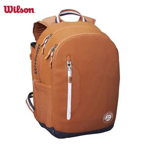 Wilson Roland Garros 클레이 테니스 가방 프렌치 오픈 기념 투어 테니스 라켓 배낭 최대 2개 라켓용 구획 포함