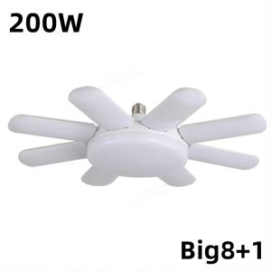 접이식 LED 전구 선풍기 블레이드 램프 AC85-265V, 가정용 천장 조명용 램프, E27 60 W, 80 W, 100 W, 150 W, 200W, AC220V, AC110V