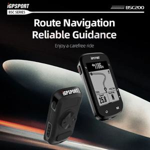 IGPSPORT BSC200C BSC200 사이클 자전거 GPS 컴퓨터 무선 속도계 자전거 디지털 경로 탐색 스톱워치 사이클링 주행 거리계