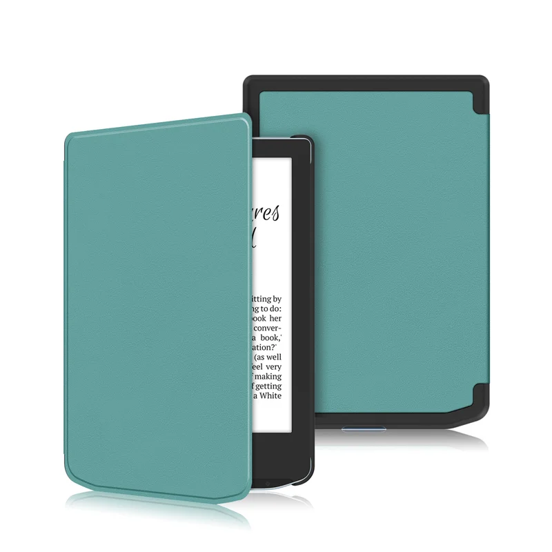 Pocketbook Verse 케이스 용 6 인치 PU 가죽 하드 PC 백 스마트 커버 Pocketbook Pocket Book Verse Pro 629 634 PB629 케이스