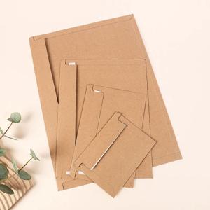 30pcs 봉투 A3 A4 A5 A6 엽서 메시지 250g 크래프트 종이 Autohesion 초대장 비즈니스 편지 익스프레스 파일 보관 가방