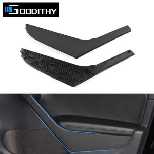 폭스바겐 VW 골프 6 GTI MK6 2009-2014 용 블랙 좌우 인테리어 문짝 풀 핸들 커버 트림, 5K4868039A 5K4868040A