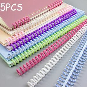 5PCS 30 홀 루스 리프 바인더 나선형 링 책 바인더 바인딩 나선형 링 바인더 ZDHC03