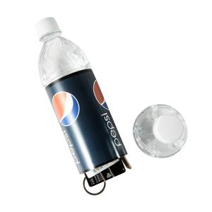 펩시 스태시 안전한 물병 전환 안전 DIY 빈 병(식품 등급 냄새 방지 가방 포함)