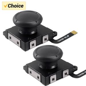 Nintendo Switch/Lite/OLED Joycon 아날로그 엄지 스틱 용 1/2PCS 홀 효과 조이스틱 표류 홀 전자기 스틱 없음