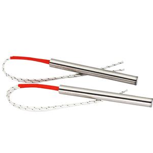 8*30/40/50/100/120mm 110V 220V 380V 100W 150W 250W 300W 실린더 관형 금형 가열 파이프 요소 단일 엔드 카트리지 히터