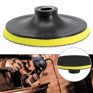5 인치 125mm 후크 및 루프 버핑 패드 로터리 백킹 패드 M10/M14 드릴 어댑터 앵글 그라인더 자체 접착 연마 디스크
