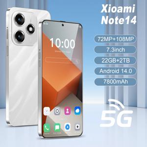 2025 신형 샤오미 노트 14 7.3HD 글로벌 에디션 정품 스마트 듀얼 카드 7800mAh 배터리 얼굴 인식 기능