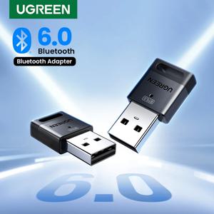 UGREEN USB 블루투스 어댑터, PC Windows 11/10/8.1용 블루투스 6.0 동글, 키보드/마우스용 블루투스 수신기 및 송신기