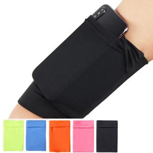 다채로운 휴대 전화 파우치 Armbags 성인 경량 미끄럼 방지 유니버설 슬리브 러닝 홀더 여성 남성을위한 스포츠 밴드