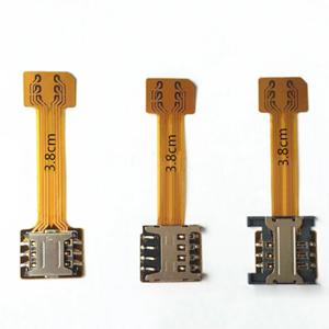 상단 하이브리드 더블 듀얼 Sim 카드 어댑터 Xiaomi Redmi 용 마이크로 SD 나노 Sim 확장 어댑터 Samsung Huawei OnePlus Meizu