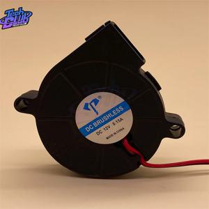 DC5015 브러시리스 터보 DC 팬 5V 12V 24V 쿨러 송풍기 부품(3D 프린터 액세서리용 2.54-2Pin 포함) 압출기 도구 액세서리