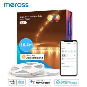 Meross HomeKit 스마트 스트립 라이트 WiFi LED 라이트 스트립 RGBWW TV 백라이트 18W Siri Alexa Google Assistant SmartThings와 함께 작동