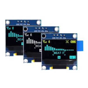 SSD1306 0.91 0.96 1.3 인치 IIC 직렬 4 핀 흰색/파란색/노란색 파란색 OLED 디스플레이 모듈 128X64 12864 Arduino 용 LCD 스크린 보드