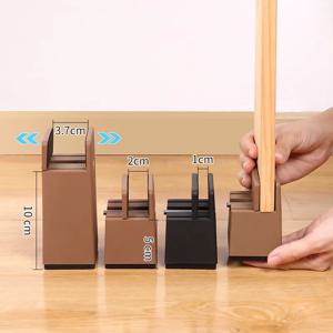 조정 가능한 의자 피트 라이저 나사 클램프 가구 라이저 2/4 인치 높이 헤비 듀티 소파 테이블 침대 가구 다리 라이저