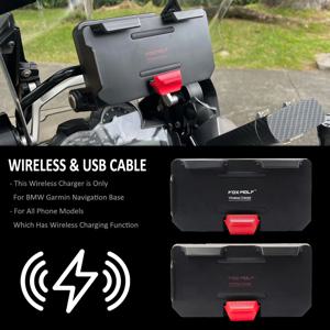 새로운 오토바이 무선 충전 GPS 전화 홀더 탐색 브래킷 BMW R1200GS R1250GS R 1250 GS F850GS F750GS S1000XR ADV