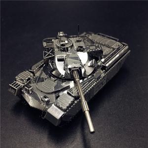 IRONSTAR 슬리버 스테인레스 3D 금속 모델 키트 JS-2 탱크 Chieftain MK50 탱크 조립 모델 DIY 레이저 컷 모델 완구 성인용