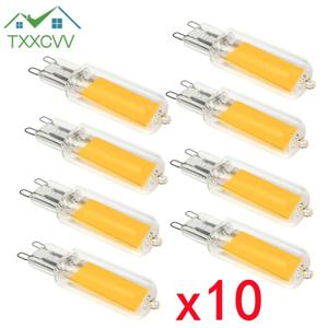 TxxCvv 슈퍼 밝은 G9 LED 전구 7W 9W 12W15W 220V 유리 램프 정전력 조명 LED 조명 G9 COB 전구
