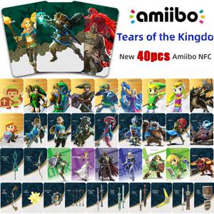 높은 수량 40pcs Zeldaes 카드 Ntag215 NFC BOTW 세트, Skyward Sword Loftwing, Link Breath of the Wild forNS 스위치 게임