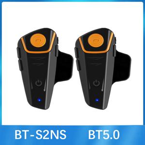 BT-S2NS 오토바이 헬멧 BT 헤드셋 인터폰 모토 방수 멀티 BT 인터폰 1000M 인터폰 MP3 FM Intercomunicador