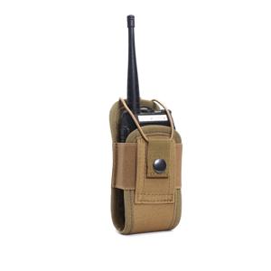 전술 워키 토키 파우치 옥스포드 MolleRadio 파우치 홀더 포켓 휴대용 야외 사냥 스포츠 허리 가방인터폰 홀스터