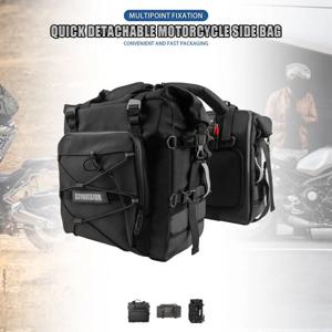 오토바이 액세서리 프레임 크래시 바 가방 SaddleBag 20L 유니버설 사이드 뒷좌석 가방 팩 여행 오토바이 수하물 보관소