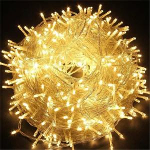 220V EU 플러그 10M 야외 크리스마스 100LED 문자열 빛 Garlands Decoraction 요정 램프 홈 웨딩 파티 휴일 조명
