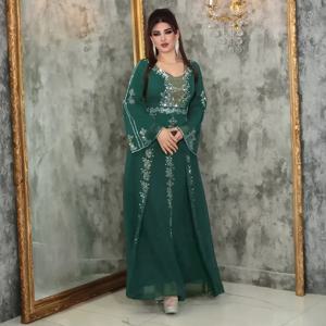 여성을위한 Abayas 두바이 럭셔리 2025 아프리카 이슬람 패션 드레스 Caftan Marocain 이브닝 파티 드레스 기모노 가운 Djellaba Femme