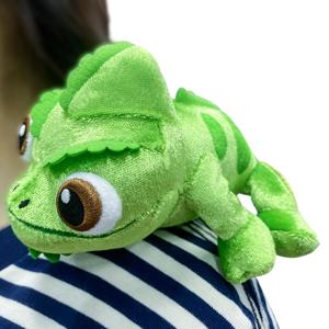 파스칼 라푼젤 카멜레온 플러시 장난감 부드러운 인형 동물 플러시 어깨 플러시 파티에 적합 어린이를위한 완벽한 선물