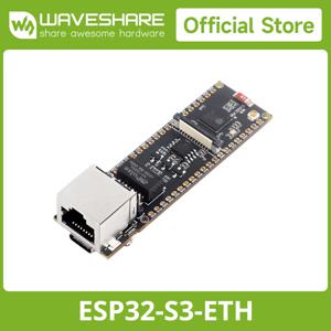 Waveshare ESP32-S3 ETH 개발 보드, PoE 모듈, 카메라 모듈 옵션, 10 Mbps, 100Mbps RJ45 이더넷 포트, 240MHz 듀얼 코어
