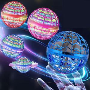 플라잉 볼 부메랑 플라이 오브 매직 LED 조명 드론 호버 볼 플라이 노바 오브 플라잉 스피너 어린이 장난감 크리스마스 선물